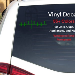 Harp Pedal Chart Vinyl Decal, Harp Sticker, Car Decal, Orchestra Decal, Gift for Musician, Music Teacher Gift, Water Proof, Bumper Sticker