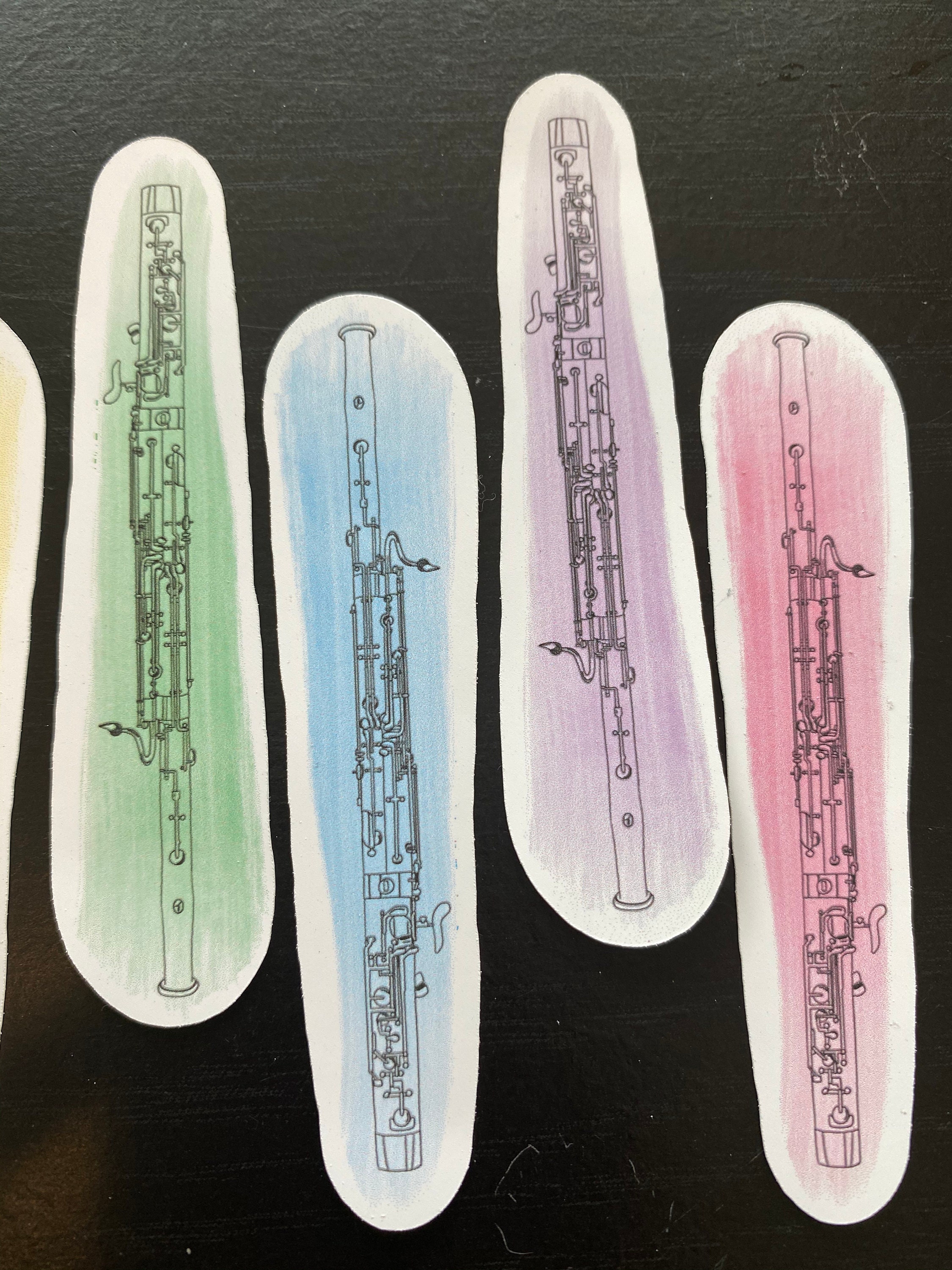 Bassoon Sticker, Bassoon Magnet, Gift for Music Teacher, Musician Gift ...