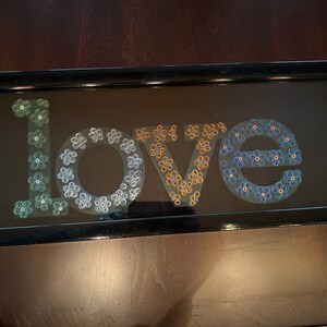Love Framed Quilling
