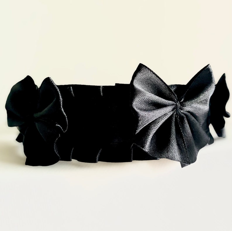 Luxury Collar .Play collar,BDSM Bow. DDLG Collar,Kitten Play