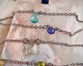 Choose Your Crystal Healing Need - Mystery Necklace,  Love, Fortune, Protection, Creativity, Mental Peace, Strength, Endurance, Inspiration