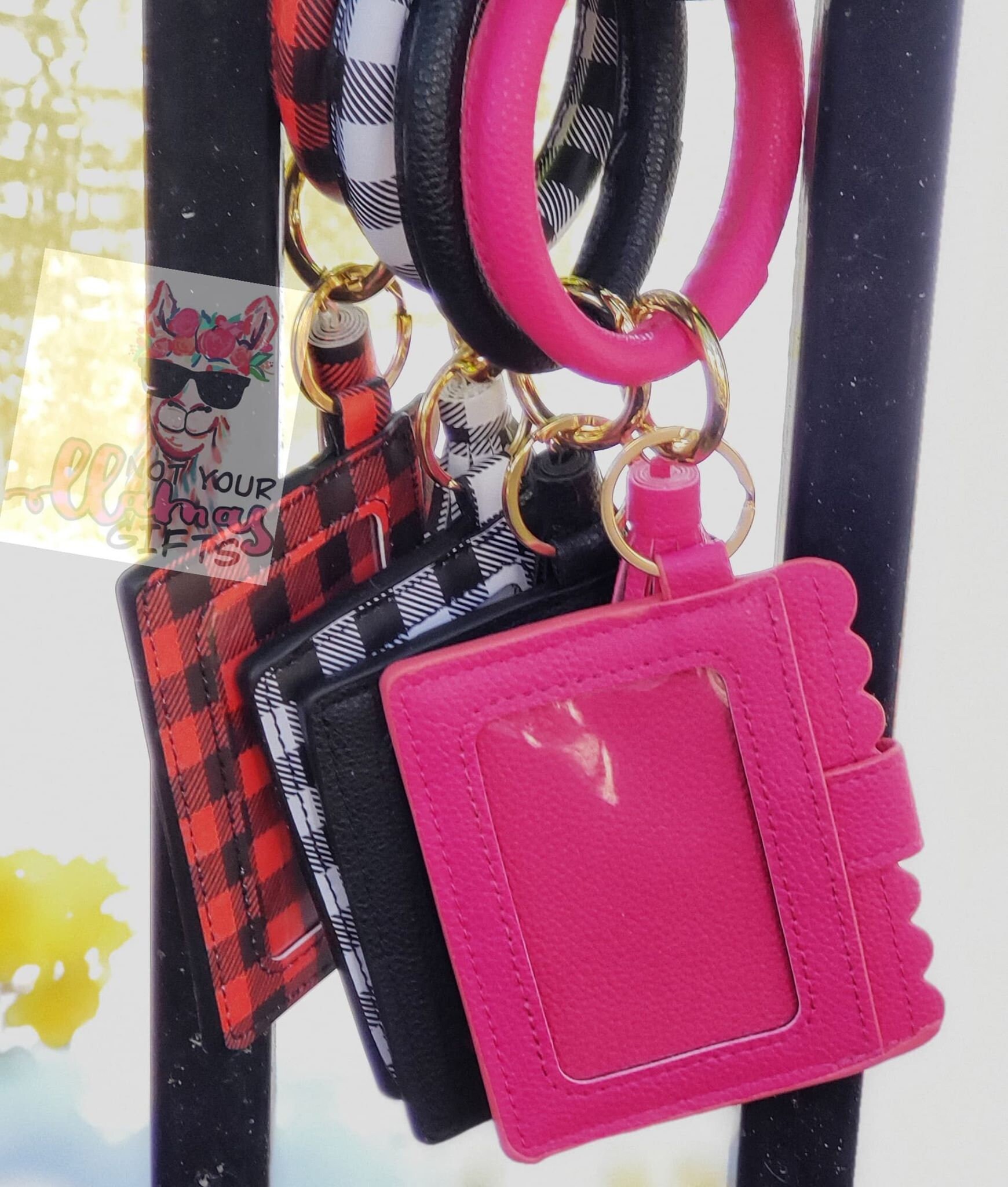 ID Holder Keyring Key Ring ID holder Key Ring Wallet Key Etsy