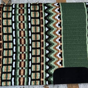 Tapis De Ranch Cheval Western – Laine Nouvelle-Zélande, Lux Show Apparel, Neuf