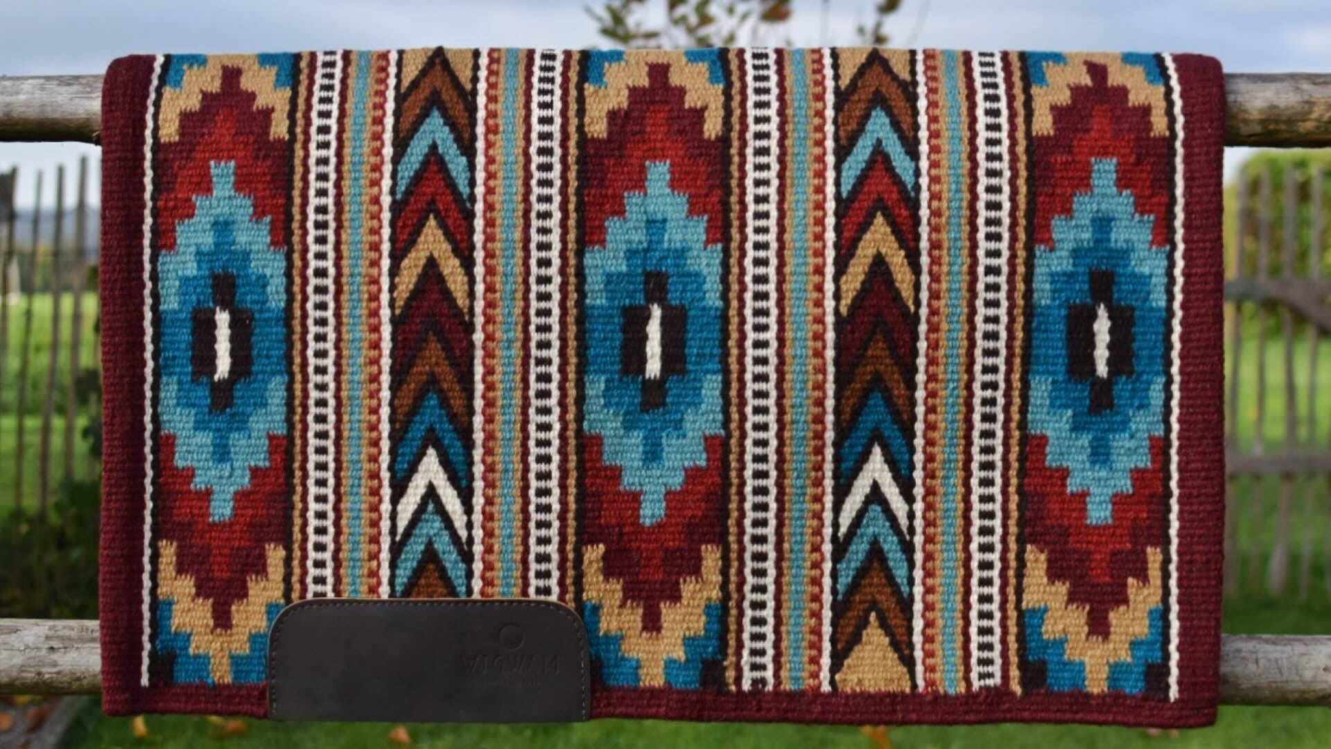 Coussin De Selle (Ranch Pad) Western Fait Main - Laine De Nouvelle-Zélande, Tailles 28" à 36" - Pour Spectacles Et Rodéos