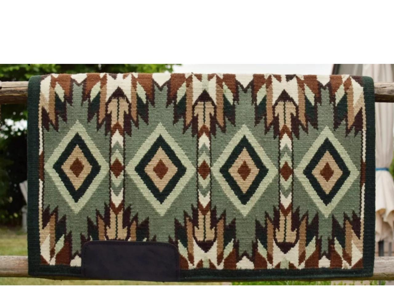 Couverture RANCH de selle exotique WESTERN 34*38 laine de