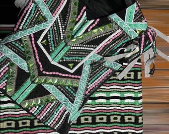 Chemise de concours western la plus vendue à la menthe | Robe de reine de rodéo | Veste de concours pour l'équitation et l'esprit sportif Chemise de concours en taffetas