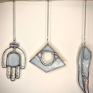 Strength and Healing Window Hanging
