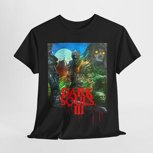 Dark Souls III T-Shirt: Unisex Gaming Graphic Tee, Vintage Style image 7