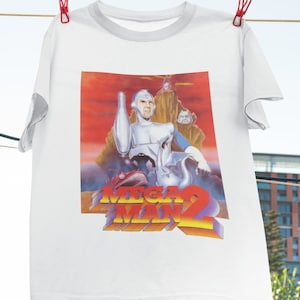 Megaman 2 T-Shirt: Vintage-Style Retro Arcade Gaming, Unisex Gamer Graphic Tee