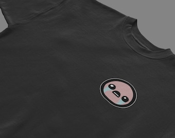 Crying Isaac T-Shirt: Minimalist Gaming Merch, Unisex Cotton Tee