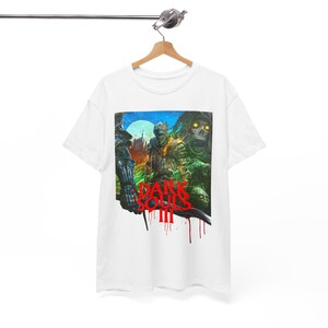 Dark Souls III T-Shirt: Unisex Gaming Graphic Tee, Vintage Style image 5
