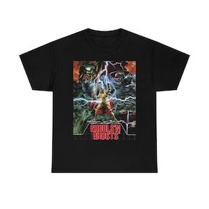 Camiseta Ghouls n' Ghosts: camiseta gráfica retro vintage con diseño de caja de videojuegos imagen 2