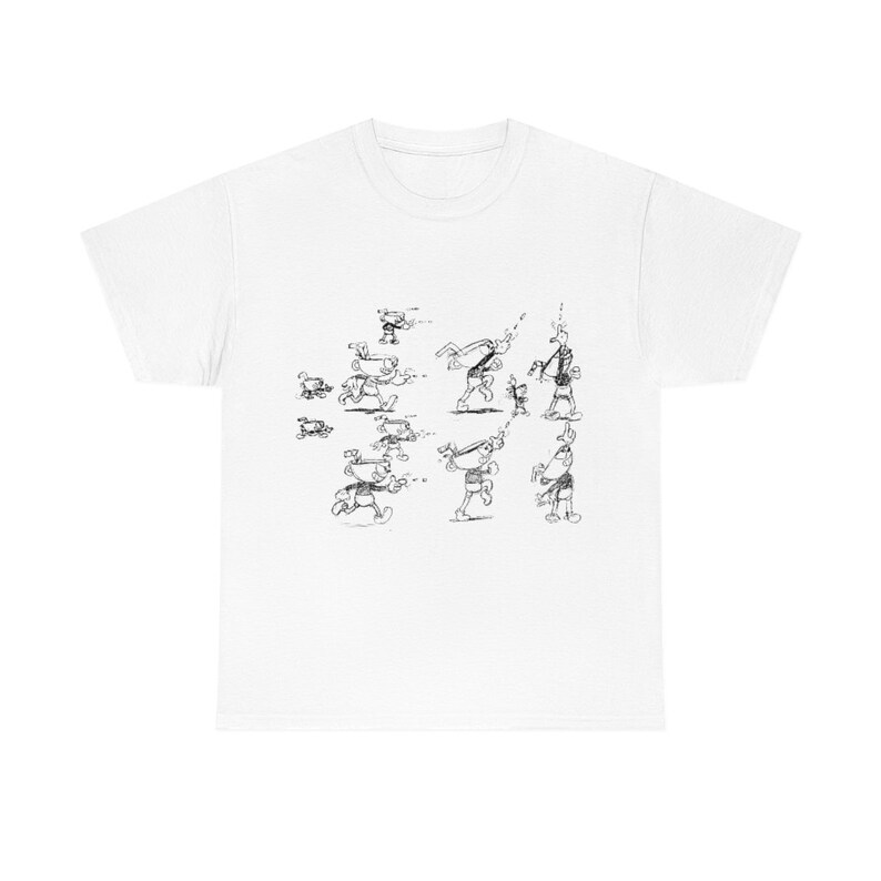 Cuphead Drawn Concept Art T Shirt: Unisex Gaming Graphic Tee image 3