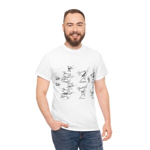 Cuphead Drawn Concept Art T Shirt: Unisex Gaming Graphic Tee image 6
