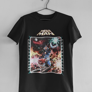 Megaman T-Shirt: Vintage-Style Retro Arcade Gaming, Unisex Gamer Graphic Tee