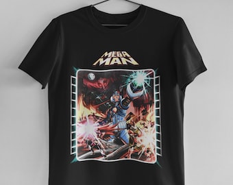 Megaman T-Shirt: Vintage-Style Retro Arcade Gaming, Unisex Gamer Graphic Tee