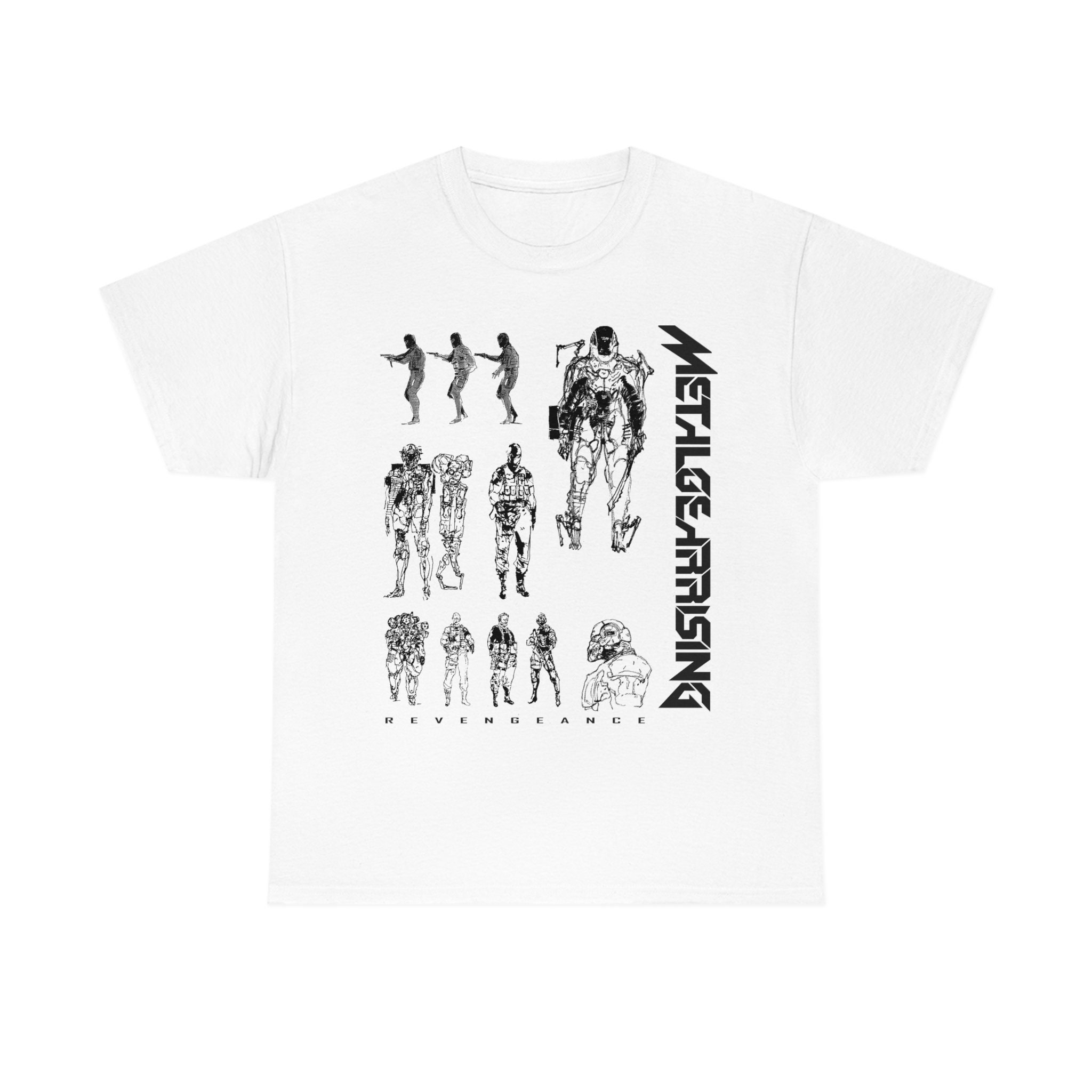 Metal Gear Rising T-shirt: Unisex Gaming Graphic Tee, Revengeance