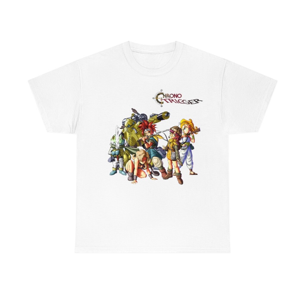 Chrono Trigger Graphic T-shirt: Retro RPG Classic NES Gaming Chrono Trigger Graphic T-shirt: Retro RPG Classic NES Gaming