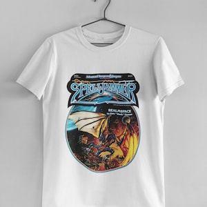 D&D Spelljammer Realmspace T Shirt: Unisex Dungeons and Dragons Vintage Style Graphic Tee
