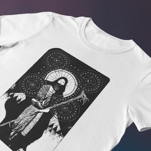Dragon Age Solas Heavy Cotton Tee: Tela de alta calidad, Camiseta unisex, 3 colores, Mercancía de juegos, Inquisición, Mago, Tarot