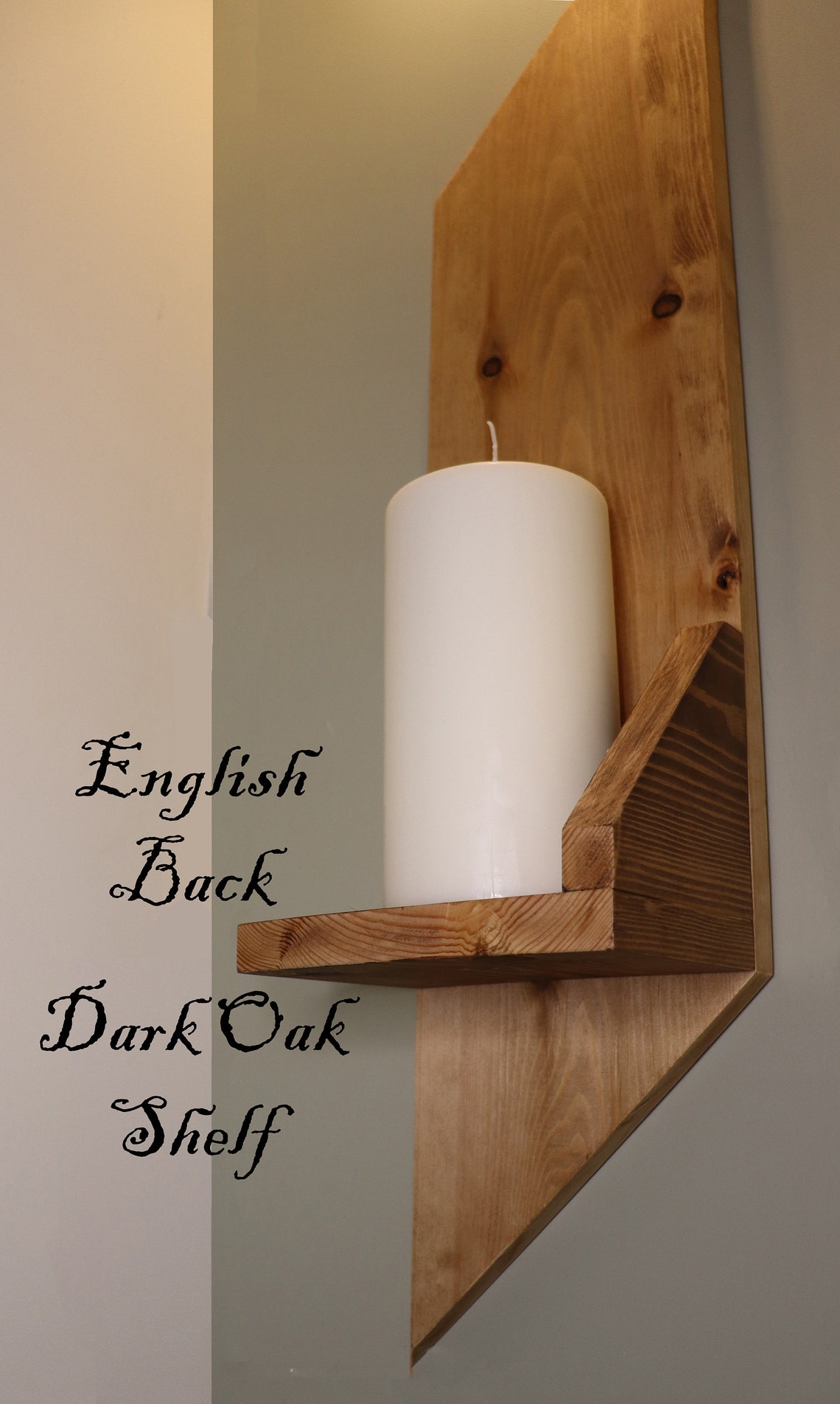 Handmade Wooden Sconce / Floating Shelf / Plant Hanger / Etsy