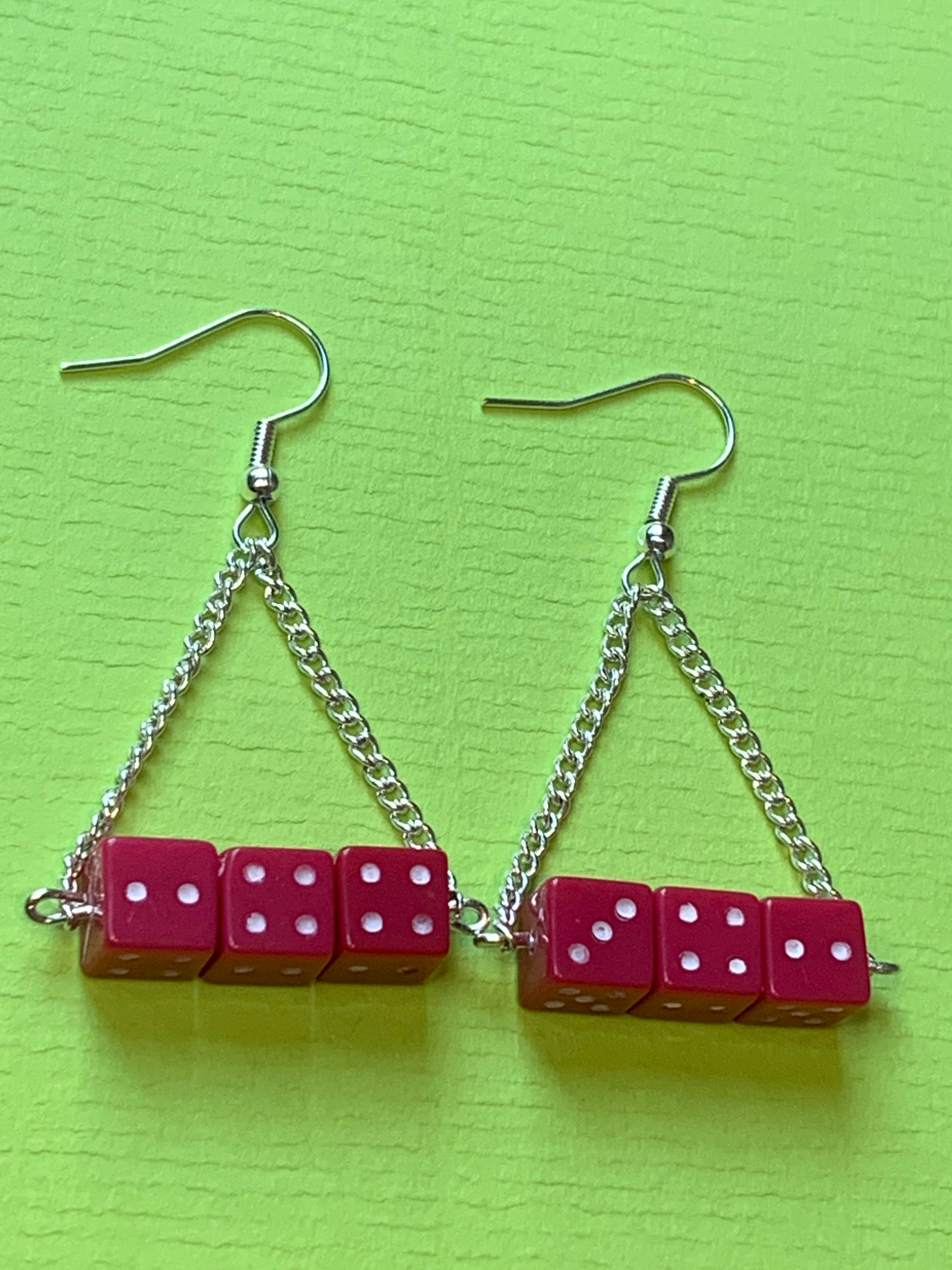 Dice Earrings Quirky Earrings Egirl Jewelry Best Seller Etsy