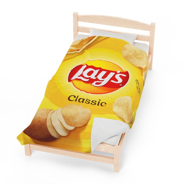 Lays Potato chips Plush Blanket snacks