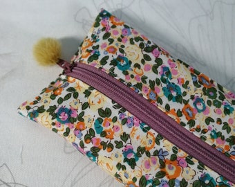 Pochette de crayon, fleurs colorées avec pompon moelleux | Cintre, Or, Accessoires, Papeterie de bureau, Etui, Étui à crayons, mignon, long, facile, jaune