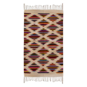 Tapis San Pedro aux couleurs naturelles, coureur