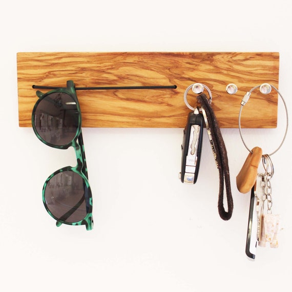 Cintre et porte-clés de lunettes de soleil 2 en 1, planche en bois, porte-lunettes,  pour suspendre -  France