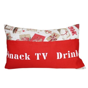 Pillow case 30x50 with three pockets, Christmas