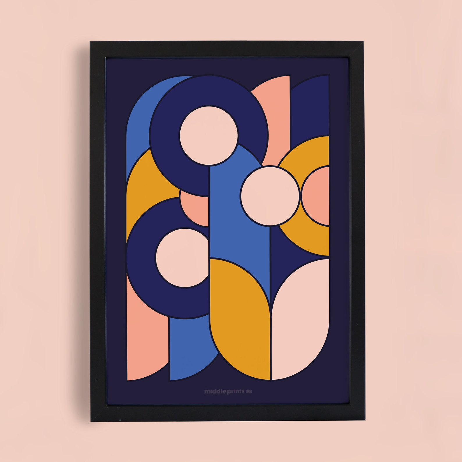 Wall Art Print UK Geometric Abstract Art Print Art Deco | Etsy