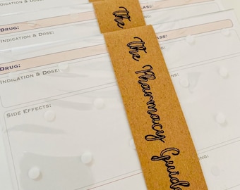 Pharmacy Flashcards | For Healthcare Students and Professionals | 300 gsm