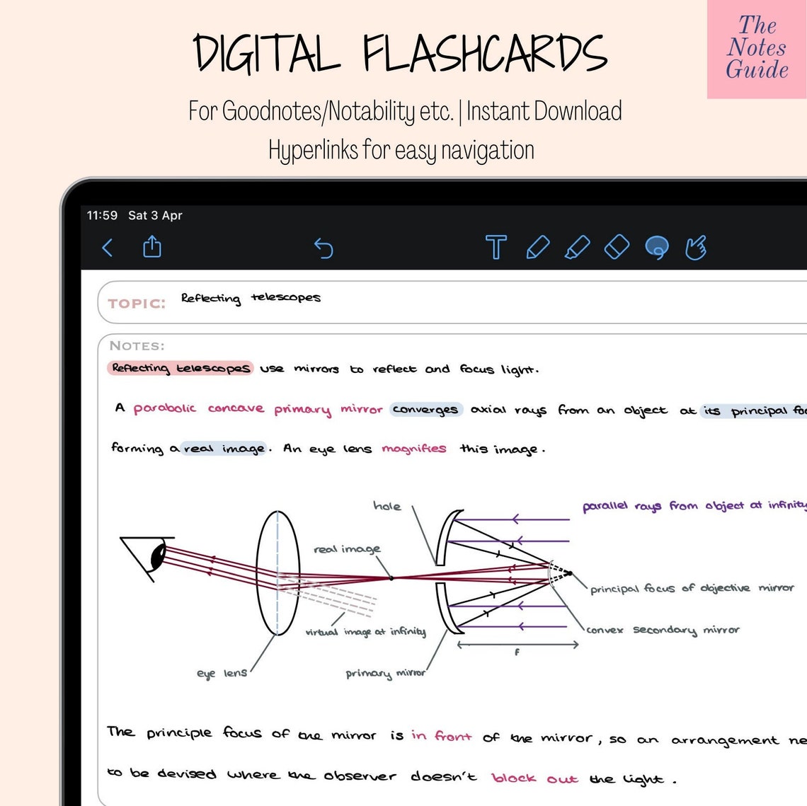 goodnotes 5 flashcards