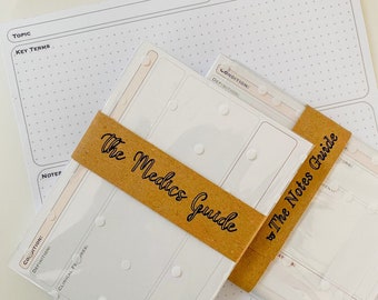 Medicine Flashcards and Notepad Bundle | For Healthcare Students and Professionals | 300 gsm | 90 gsm Notepad