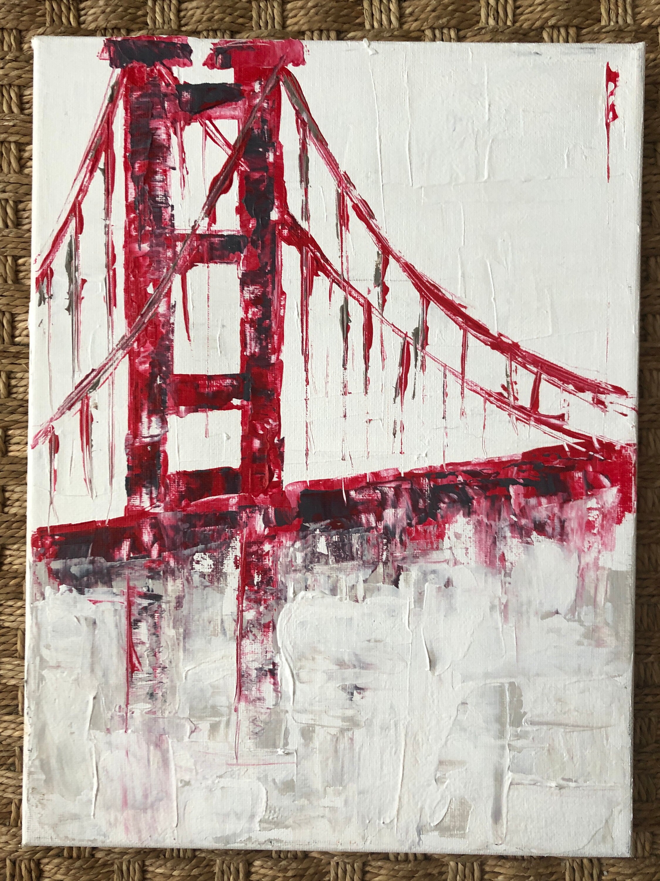 Golden Gate Bridge Abstract Etsy