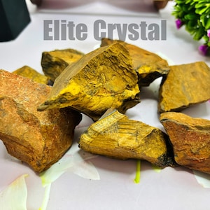 Bulk 1 Kg Tiger Eye Rough | Raw Tiger Eye Gemstone | Tiger Eye Healing Rough Wholesale | Natural Raw Tigers Eye Energy Generator Crystals