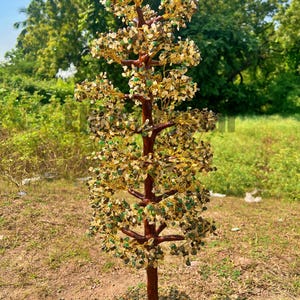 Huge Money Magnet Tree of Life | 2 Feet Tall with 5000 Crystal Chips | Green Jade, Pyrite, Citrine & Tiger Eye for Abundance and Prosperity