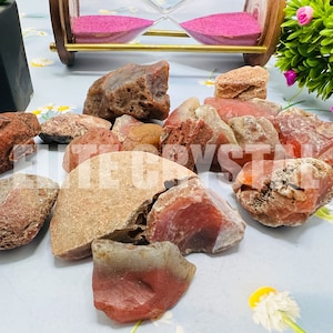 Bulk 1 Kgs Raw Carnelian Crystal - Raw Carnelian Gemstone Rough - Healing Crystals & Stones - Carnelian Crystal Sacral Chakra Meditation