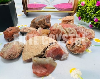 Bulk 1 Kg Raw Red Carnelian Crystal – Rough Gemstone, Sacral Chakra Stone