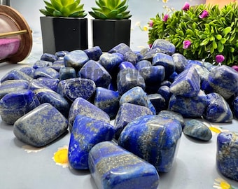 1 Kg Lapis Lazuli Tumbled Stones | Polished Healing Crystals