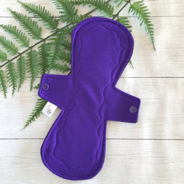 Athletic wicking jersey cloth pads (made to order) Purple