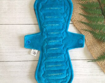 Turquoise Cotton velour gusher pads (made to order)