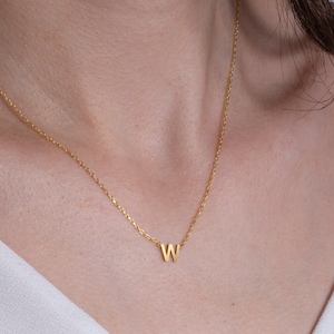 Collar inicial - Collar de nombre personalizado - Collar de letras - Collar de oro - Regalos de esposa - Regalos para mamá - Regalo de mamás - Regalo de cumpleaños