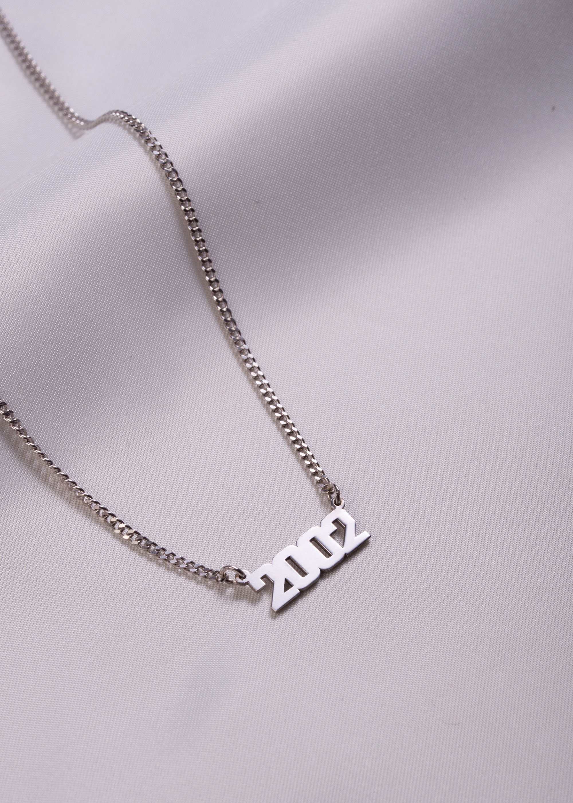 Custom Year Necklace Birth Year 
