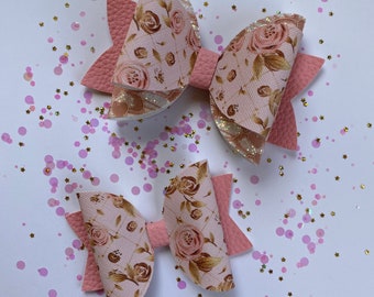 Lace Floral Bows