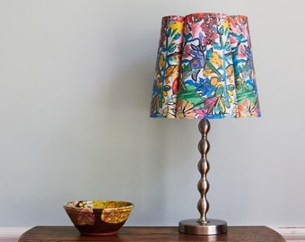 Leicester abstract floral paper lampshade