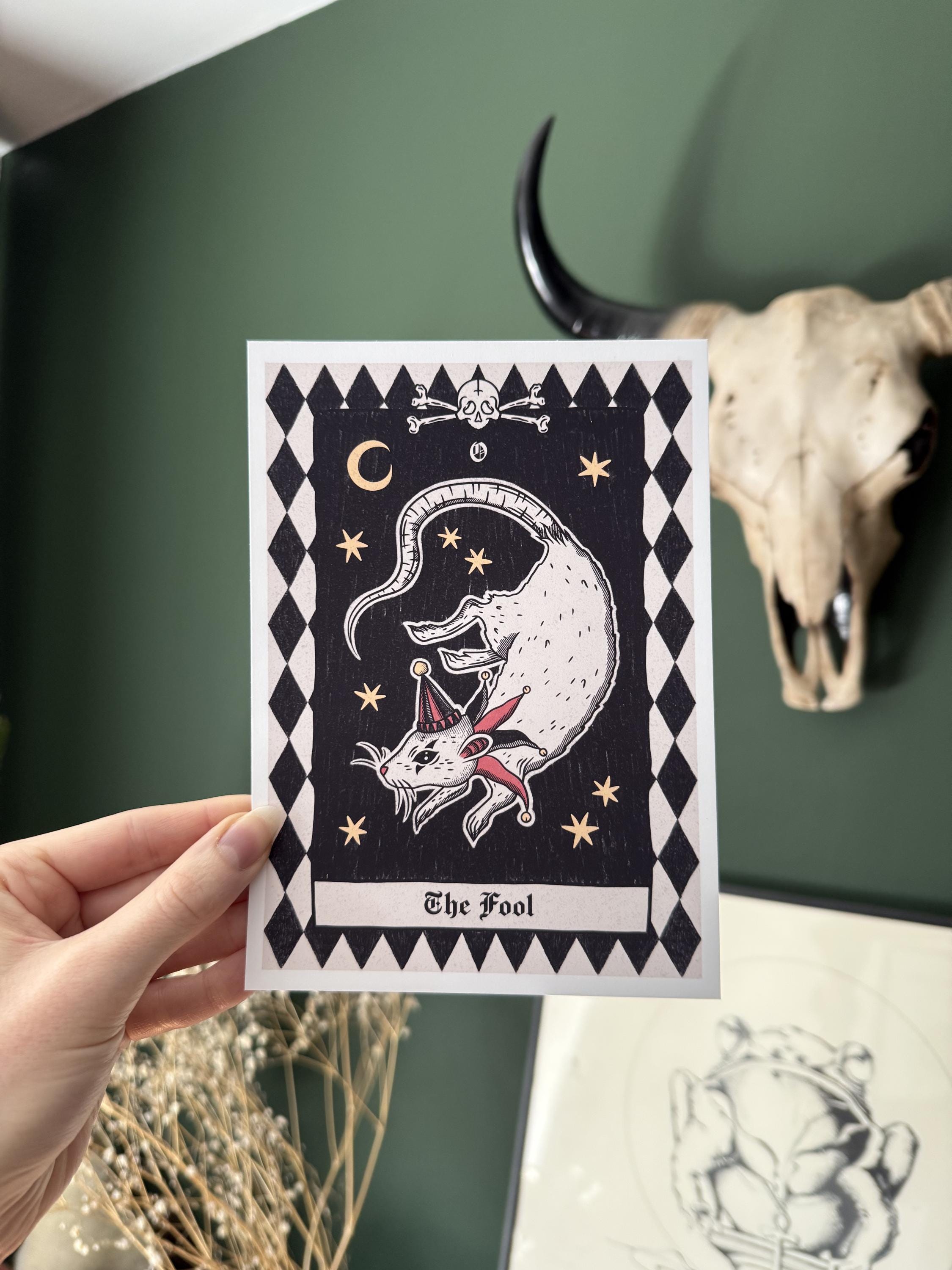 April Dark Moon Snail Mail Club | the Fool Tarot Card 5x7