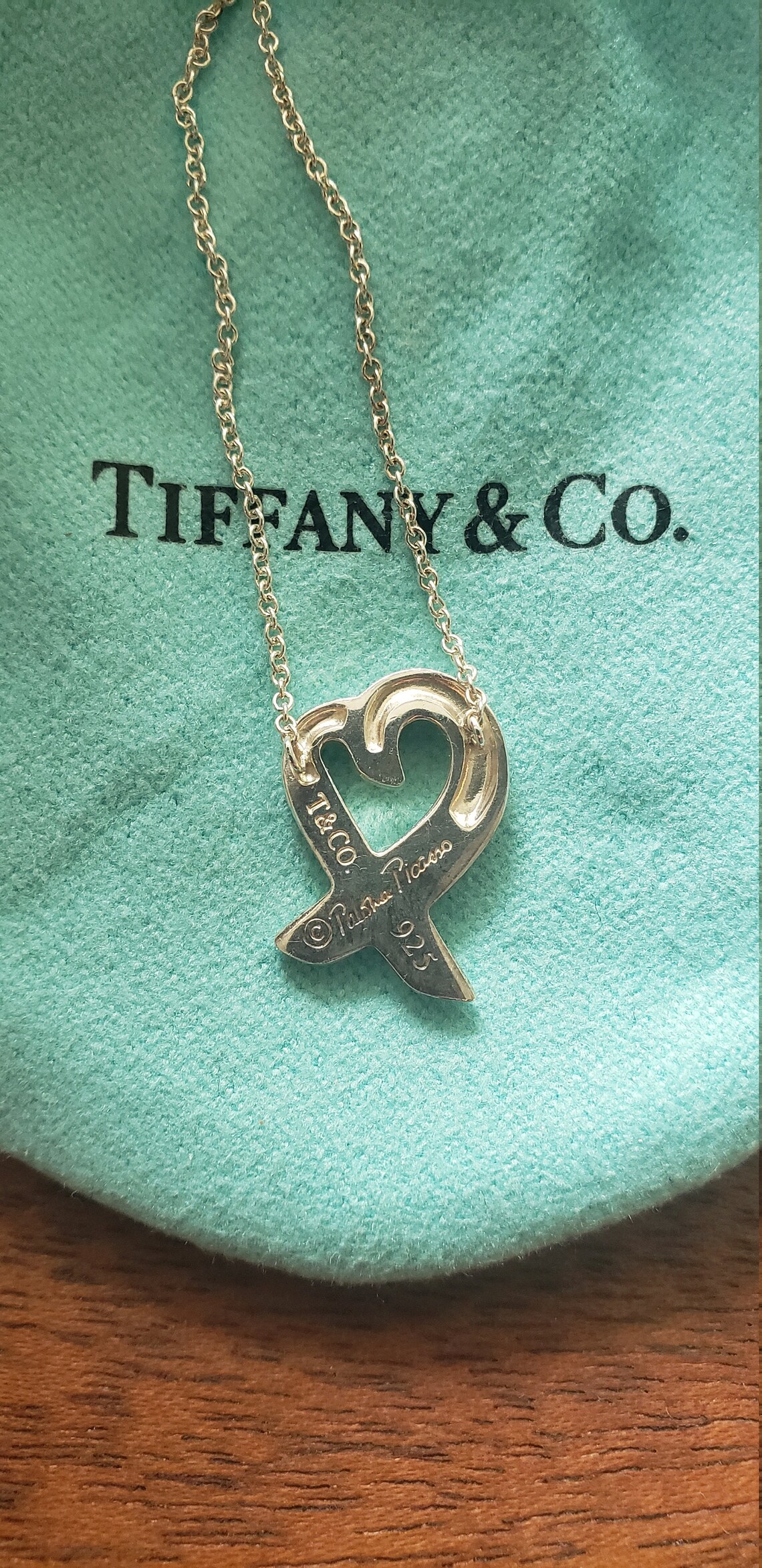 Tiffany & Co Loving Heart Pendant Etsy