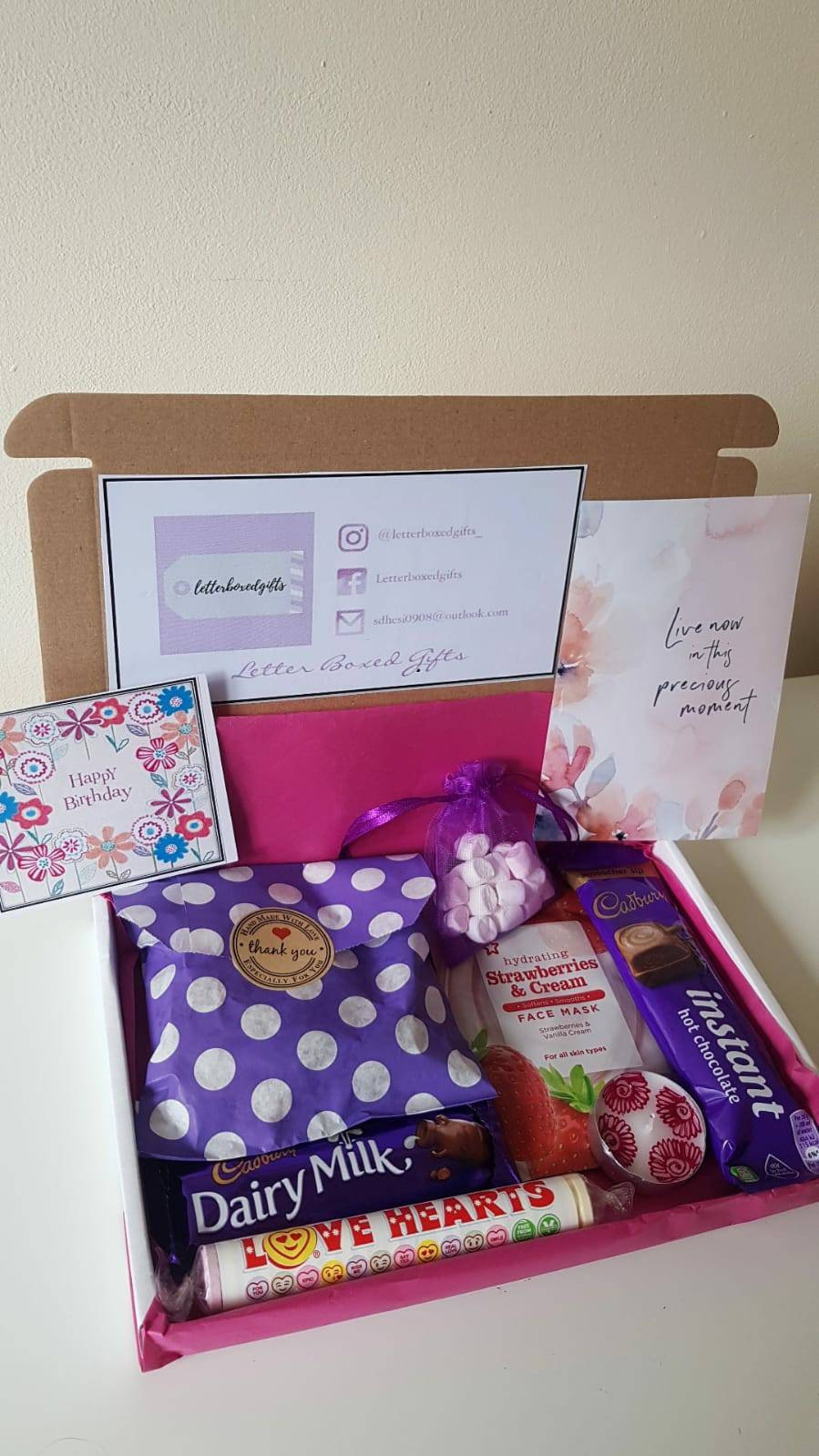 Birthday Gifts Letterbox / Personalised Birthday Letterbox Gift Set For Him By Bombus ... - Look through personalised spirits, beers, or glassware for a boozy themed 18th or 21st birthday gift or, find sentimental keepsakes for 40th or 50th birthdays among other fabulous present ideas.